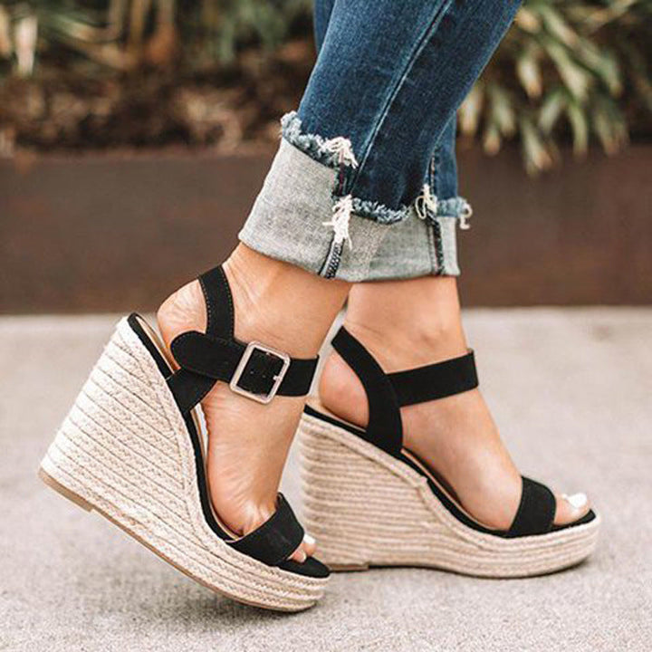 Orthopädische Keilabsatz-Sandalen Komfort trifft auf Eleganz