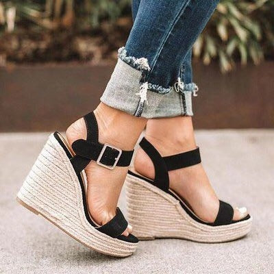 Orthopädische Keilabsatz-Sandalen Komfort trifft auf Eleganz