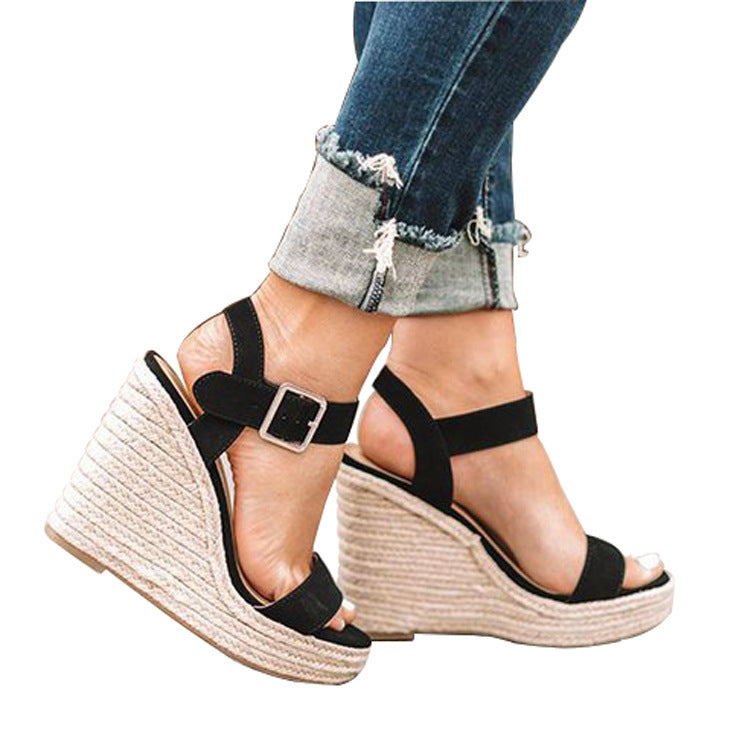 Orthopädische Keilabsatz-Sandalen Komfort trifft auf Eleganz
