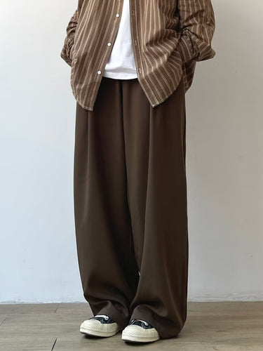 Men's Plus Size Wide Leg Flowy Pants