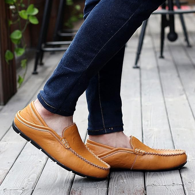 Herren-Loafer aus echtem Leder