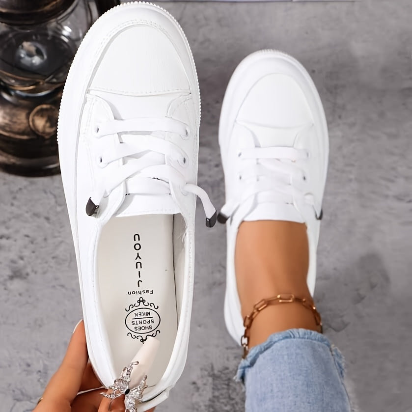 Damen Schnürung Orthopädische Flache Schuhe