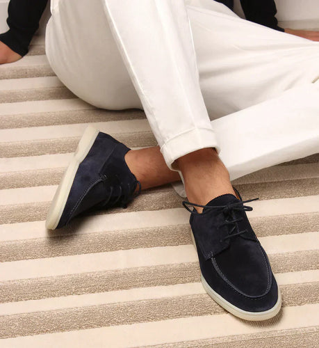 Luxuriöse Leder-Loafer zum Schnüren für Herren
