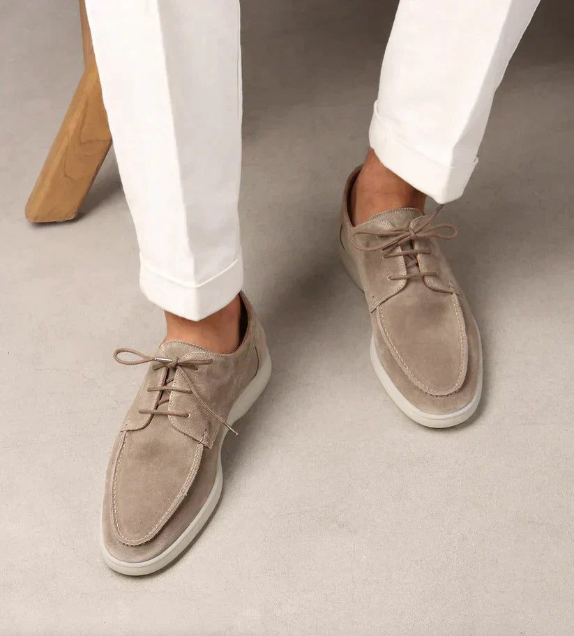 Luxuriöse Leder-Loafer zum Schnüren für Herren