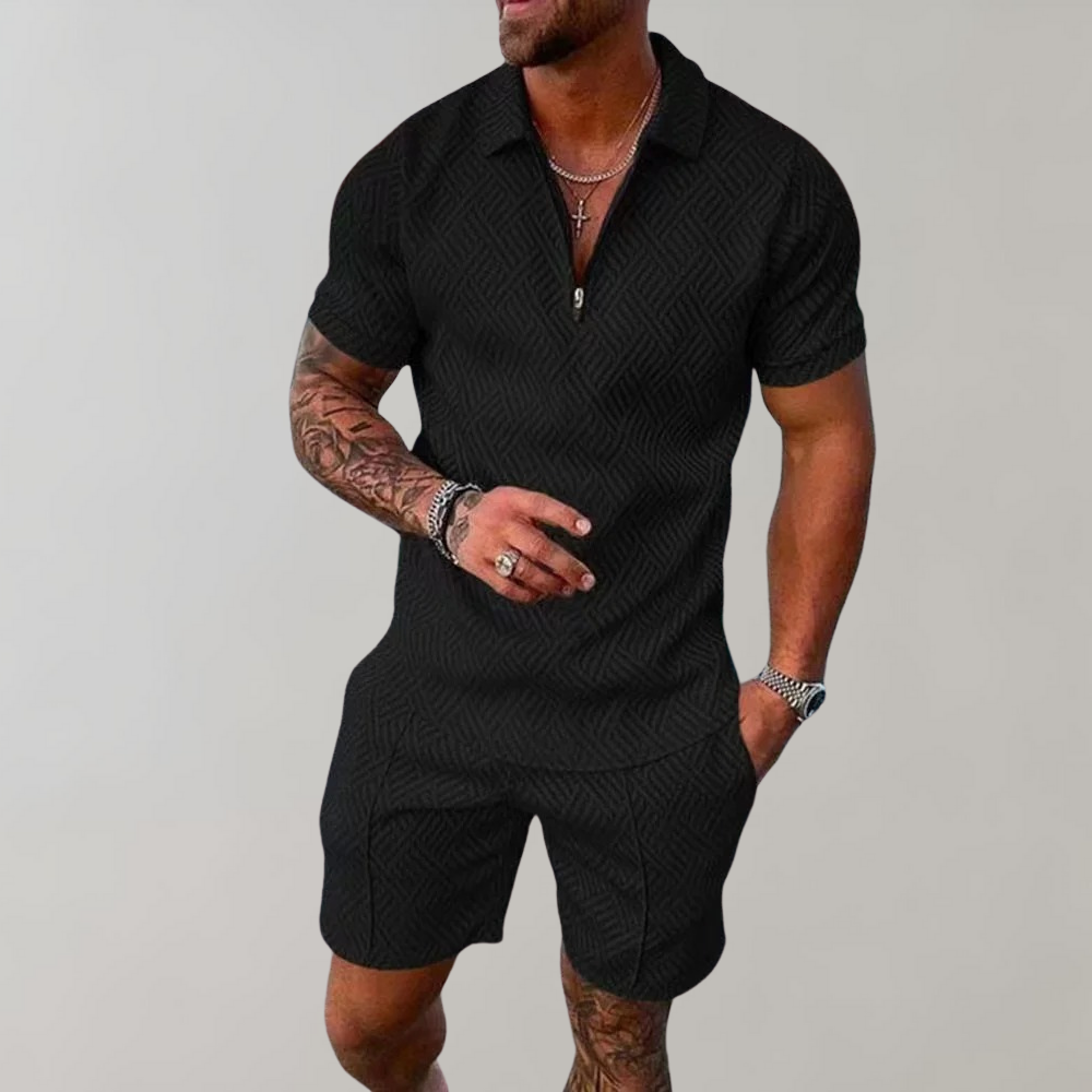 Polo- und Shorts-Set für Herren