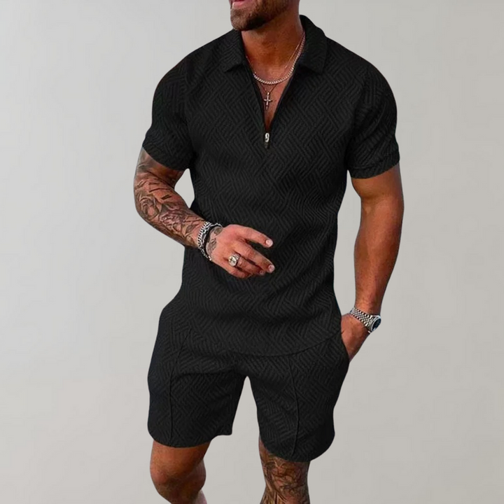 Polo- und Shorts-Set für Herren