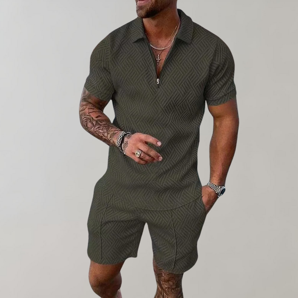 Polo- und Shorts-Set für Herren