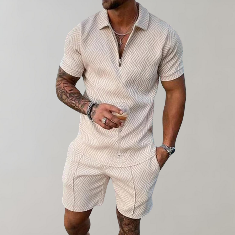 Polo- und Shorts-Set für Herren