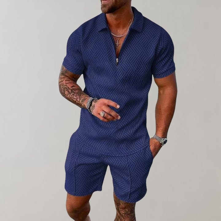 Polo- und Shorts-Set für Herren