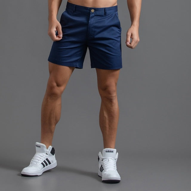 Klassische Chino-Shorts Aus Baumwolle für Herren