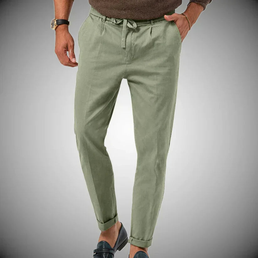 Slim Fit Leinenhose für Herren