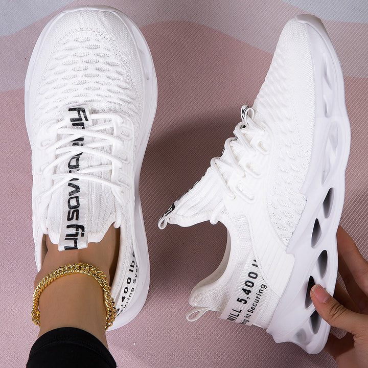 Damen Atmungsaktive Laufschuhe mit elastischem Obermaterial und griffiger Sohle
