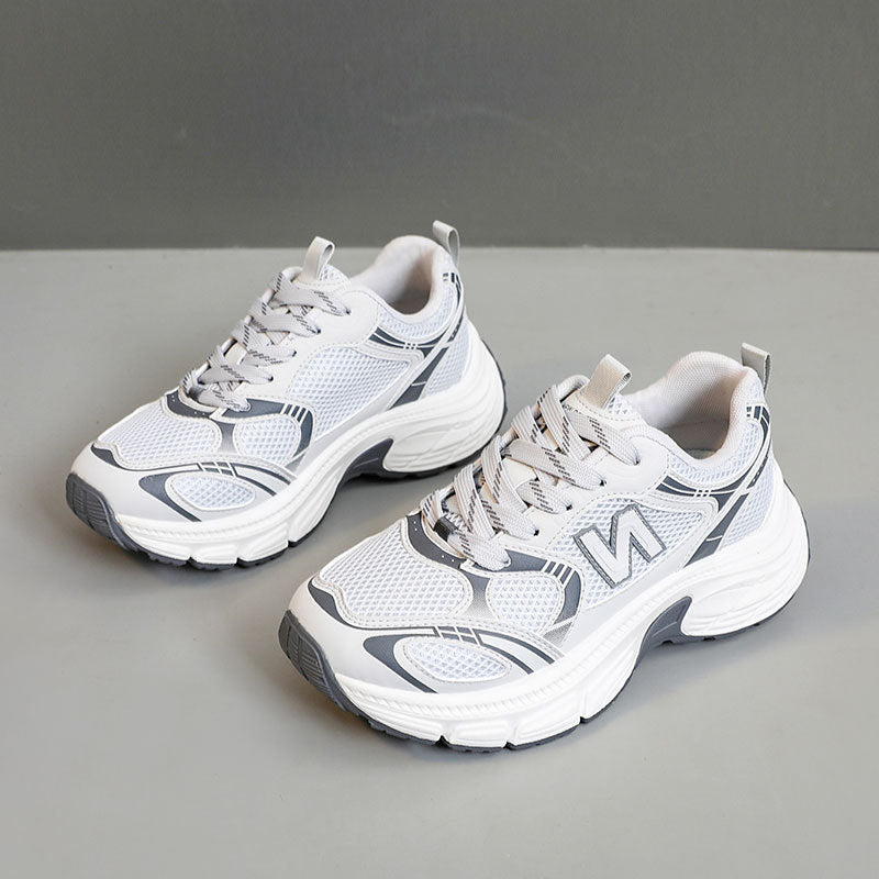 Damen Sportliche Laufschuhe mit atmungsaktivem Mesh-Obermaterial und dämpfender Sohle