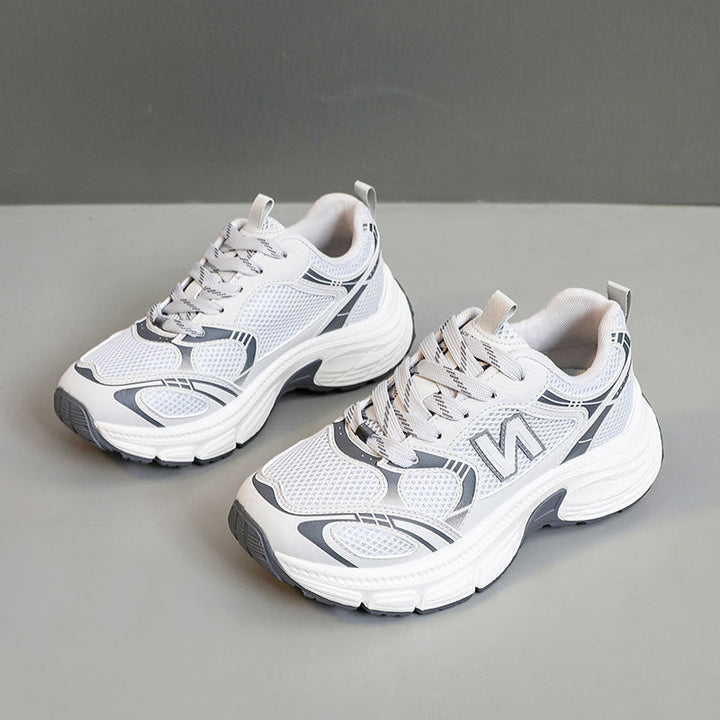 Damen Sportliche Laufschuhe mit atmungsaktivem Mesh-Obermaterial und dämpfender Sohle
