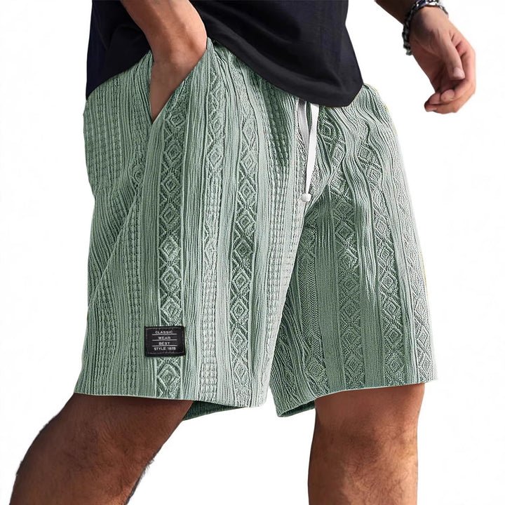 Herren Stilvolle Freizeithosen im lässigen Strickdesign
