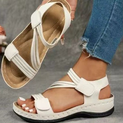 Damen orthopädische Sommer-Sandalen mit verstellbarem Riemendesign und komfortablem Fußbett