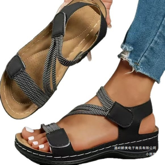 Damen orthopädische Sommer-Sandalen mit verstellbarem Riemendesign und komfortablem Fußbett