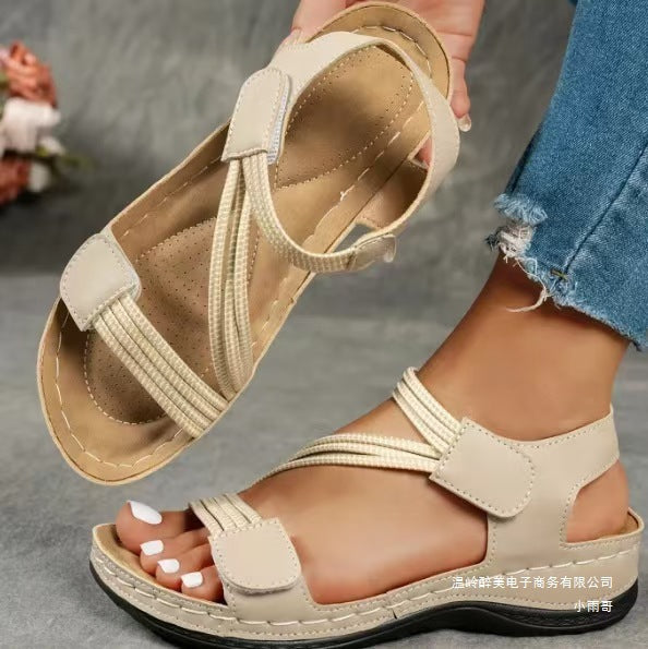 Damen orthopädische Sommer-Sandalen mit verstellbarem Riemendesign und komfortablem Fußbett