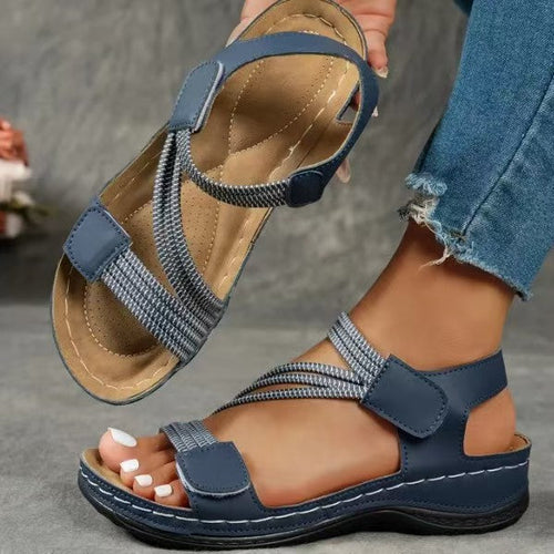 Damen orthopädische Sommer-Sandalen mit verstellbarem Riemendesign und komfortablem Fußbett