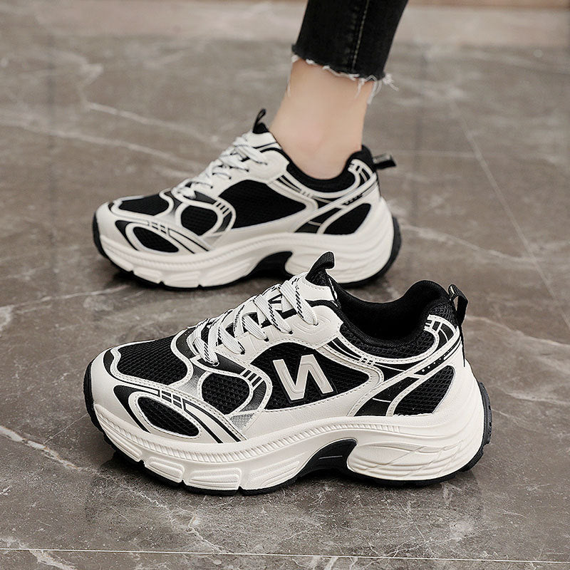 Damen Sportliche Laufschuhe mit atmungsaktivem Mesh-Obermaterial und dämpfender Sohle