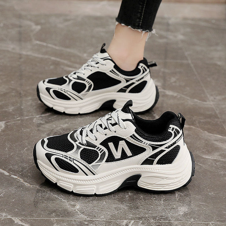 Damen Sportliche Laufschuhe mit atmungsaktivem Mesh-Obermaterial und dämpfender Sohle