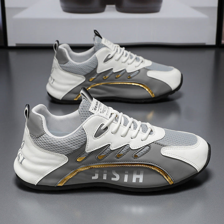 Herren Sportschuhe mit atmungsaktivem Mesh-Obermaterial und rutschfester Sohle