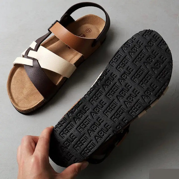 Orthopädische Premium Ledersandalen