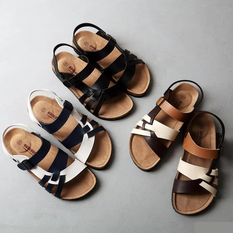 Orthopädische Premium Ledersandalen