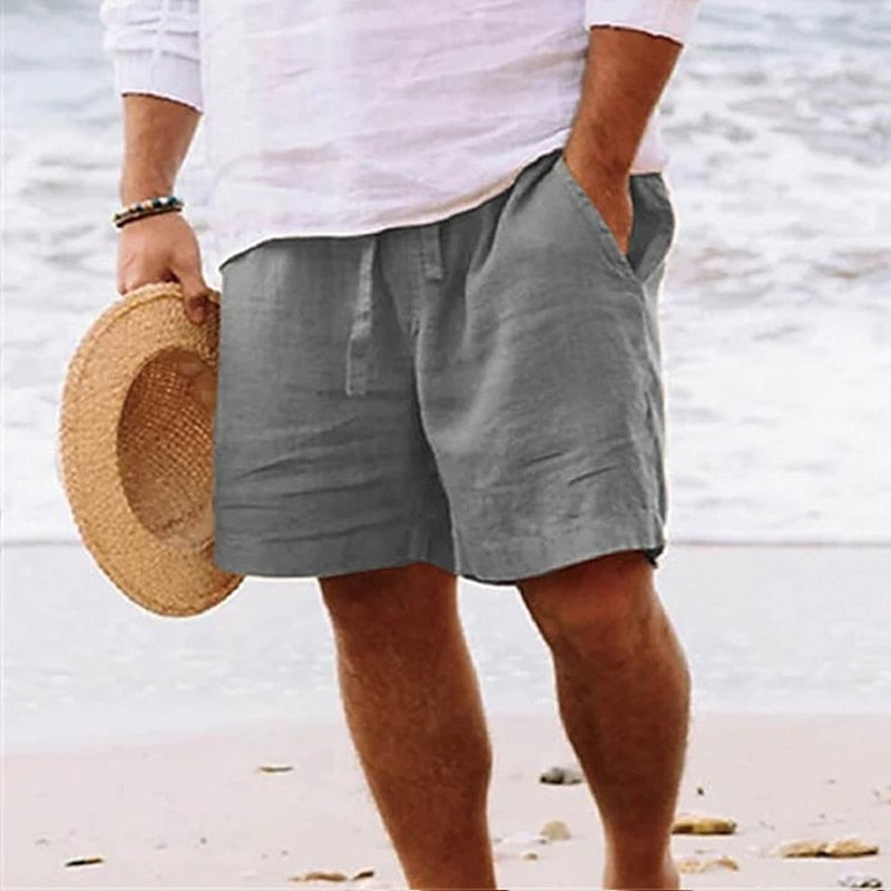 Leinen Luxus Shorts für Männer
