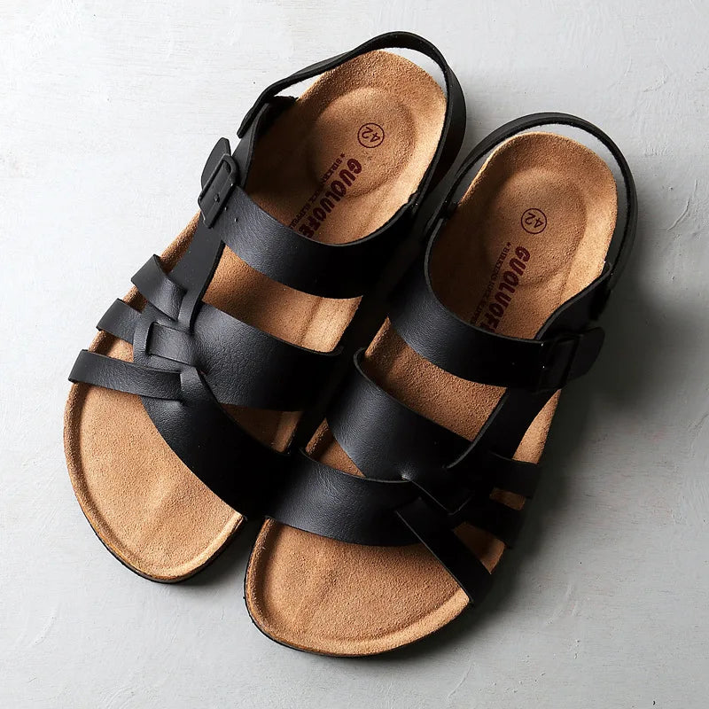 Orthopädische Premium Ledersandalen