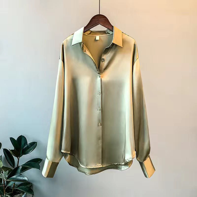 Luxus Seidenbluse