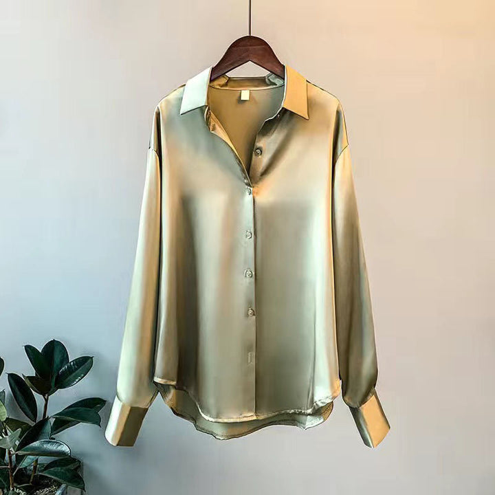 Luxus Seidenbluse