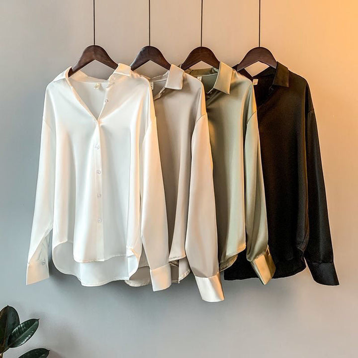 Luxus Seidenbluse