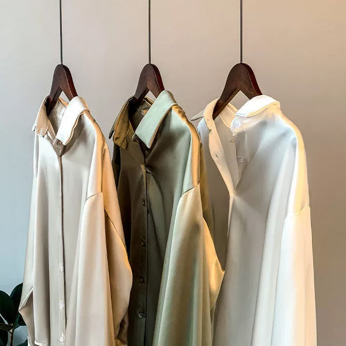 Luxus Seidenbluse