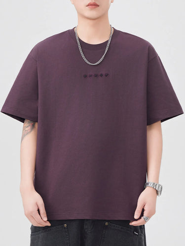 Men's Plus Size Round Neck Relaxed Fit T-Shirt
