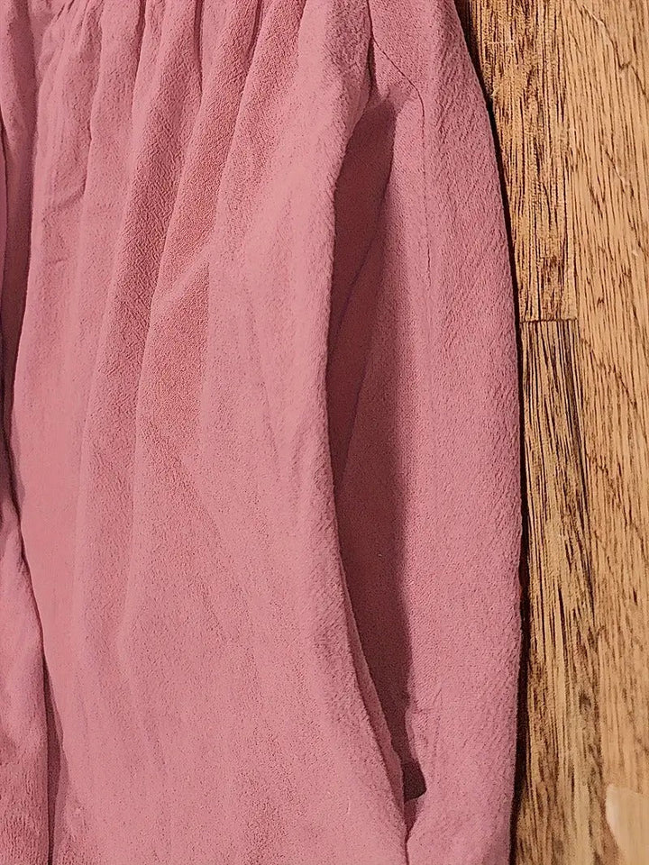 Raffinierte Leinen Sommerkleid mit Praktischen Taschen