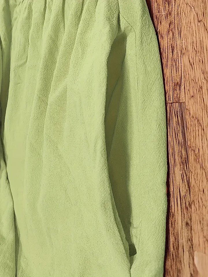 Raffinierte Leinen Sommerkleid mit Praktischen Taschen