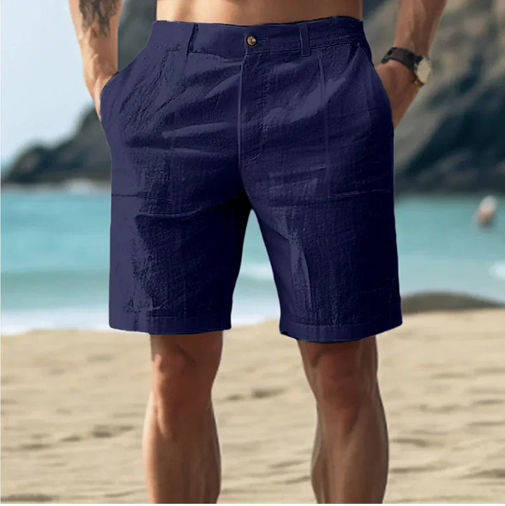 Herren Leinen Shorts für Entspannte Sommertage Atmungsaktiv, Bequem & Stilvoll