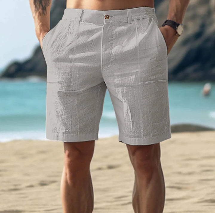 Herren Leinen Shorts für Entspannte Sommertage Atmungsaktiv, Bequem & Stilvoll