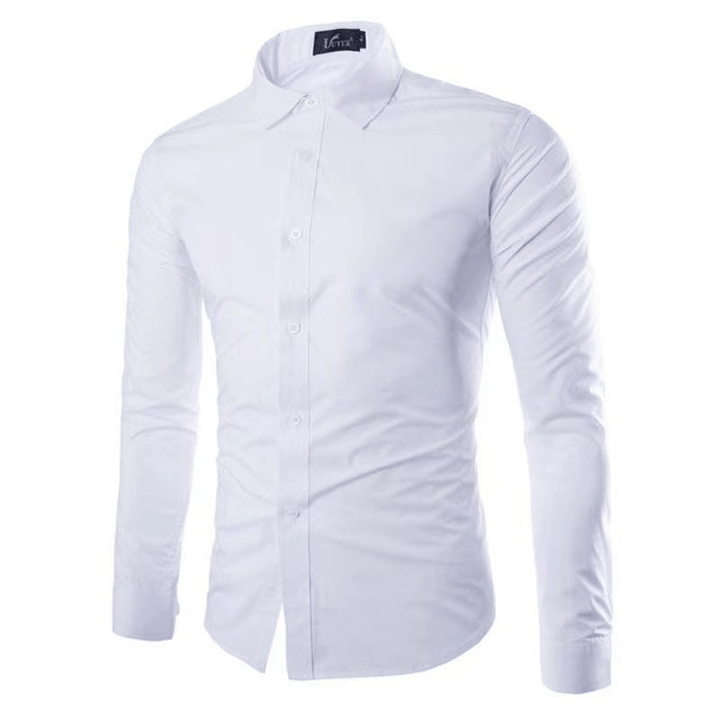 Bügelfreies Hemd Herren Bluse
