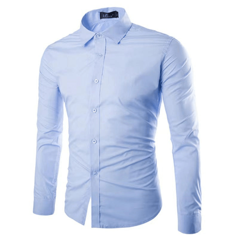 Bügelfreies Hemd Herren Bluse
