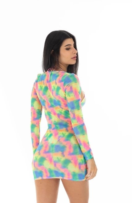 Cotton Candy Neon Strandjurkje - Multifunctionele Cover-Up