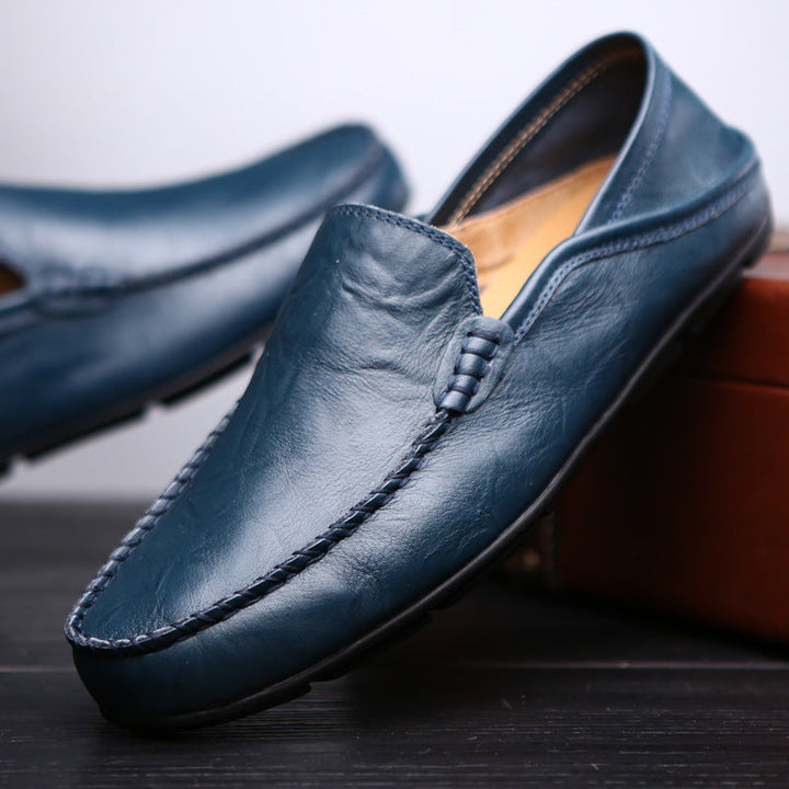 Herren-Loafer aus echtem Leder