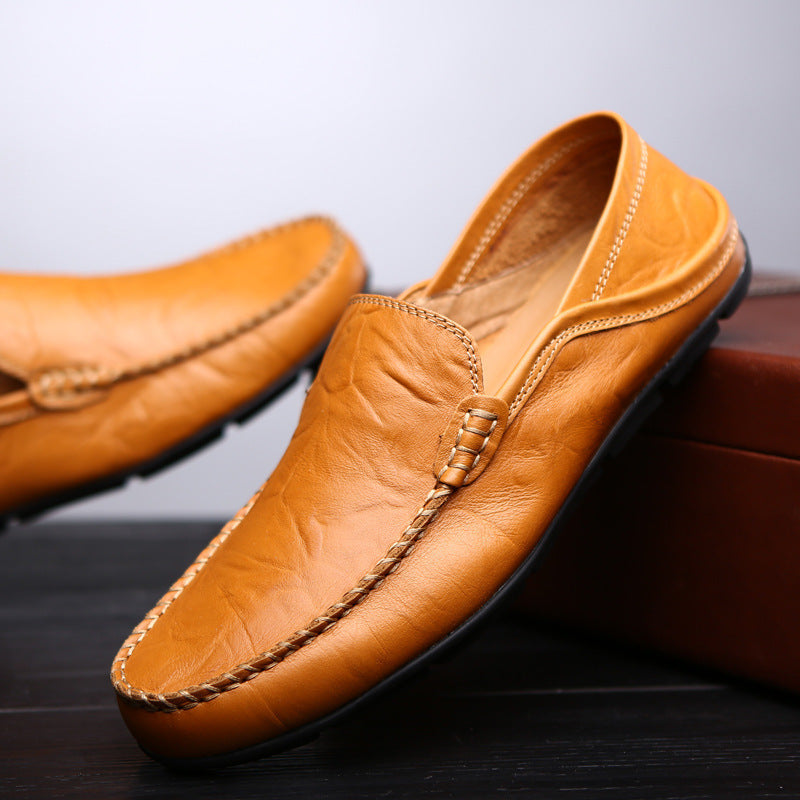 Herren-Loafer aus echtem Leder