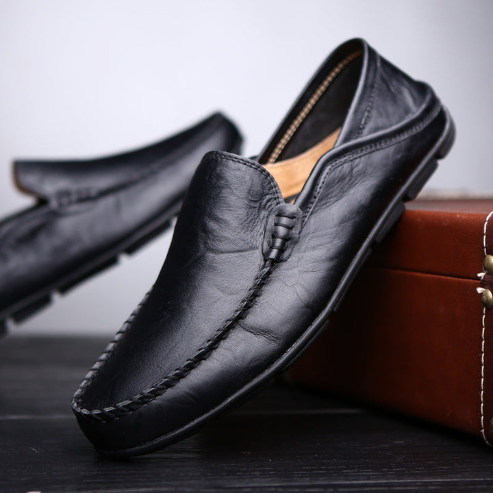 Herren-Loafer aus echtem Leder